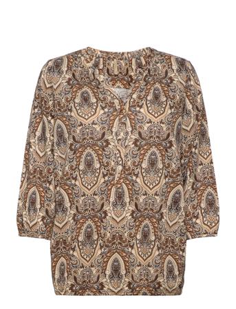 Sc-Felicity Aop Bluse Langermet Multi/mønstret Soyaconcept
