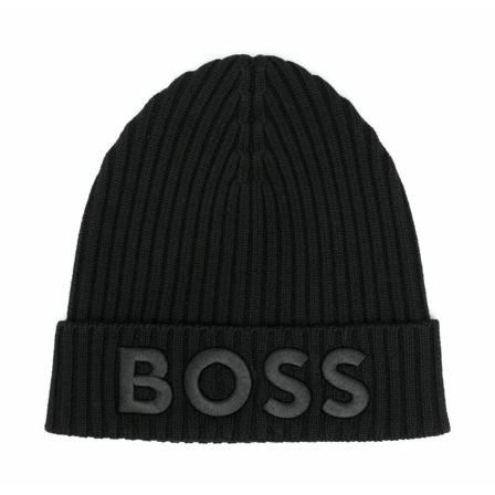 Hugo Boss Beanies svart, Dam Hattar, Dam, Storlek: ONE SIZE