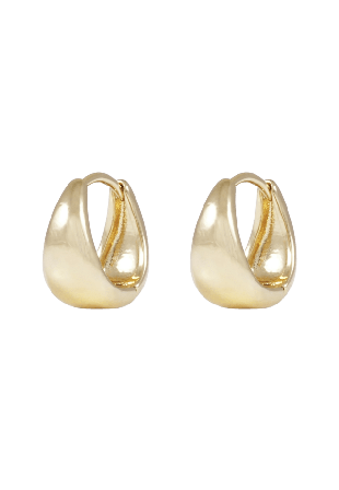 SNÖ of Sweden Honey Drop Ring Ear 12mm Örhängen Dam Guld ONESIZE