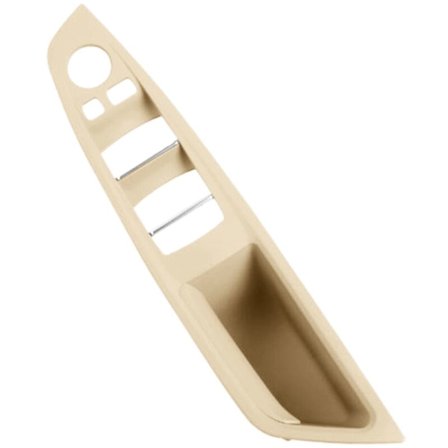 Passar till 5-serie F10 Peptide Owners höger handdrivna dörrhandtag, beige dörrlyftströmbrytarpanel