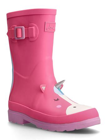 Jnr Welly Print Shoes Rubberboots High Rubberboots Unlined Rubberboots Rosa Joules