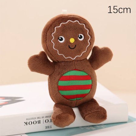 Juldekoration Leksaker e Gingerbread Man Plyschleksak Doll Pi