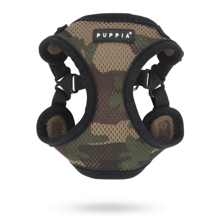 Puppia - SOFT Camo - Step-in Hundesele - Klassiske hundeseler, step-in, jacket seler, trekkseler, vinterseler & Y-seler på Doggie.no