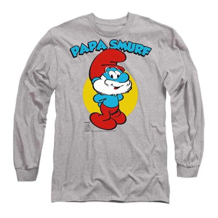 Smurfarna Herr Papa Smurf Långärmad T-shirt S Athletic Heat