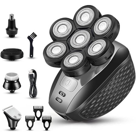 5 i 1 Multifunksjonell Barberingssett for Menn og Kvinner