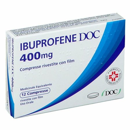 Ibuprofene Doc 12 Compresse Rivestite 400mg