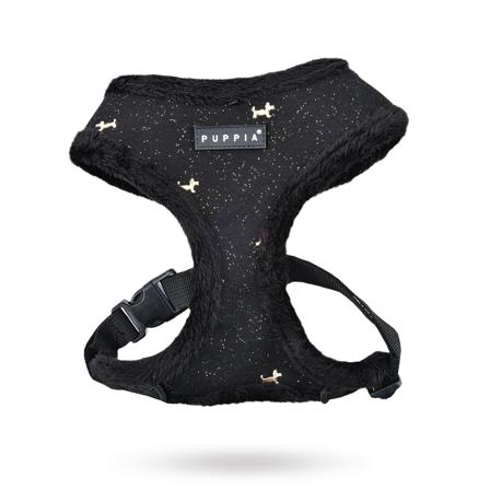 Gia Black - Fodrad Hundsele - Klassiska hundselar, Jacket, Step-in, Y-Selar Dragselar, Fodrade vinterselar på Doggie.se
