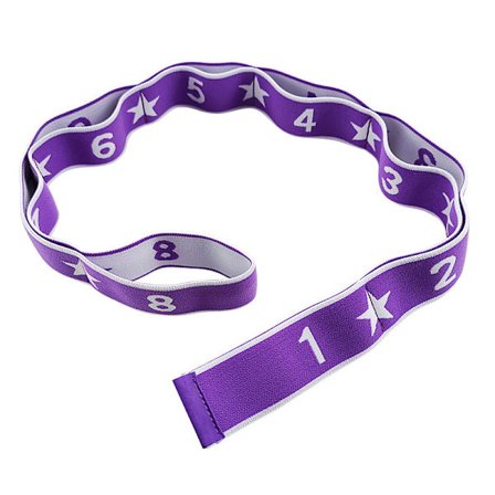 Yogabälte, rygg- och axelöppnare, stretchövning elastiskt band, latindans baletträning elastiskt band