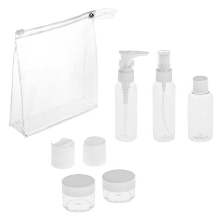 7-pack Travel bottles and containers
