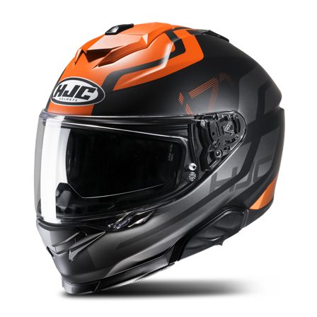 HJC i71 Enta Full Face Helmet Orange/Black/Grey S