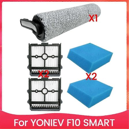 5 stk. hovedbørste og filtersæt til F10 Smart gulvvasker tilbehør reservedele