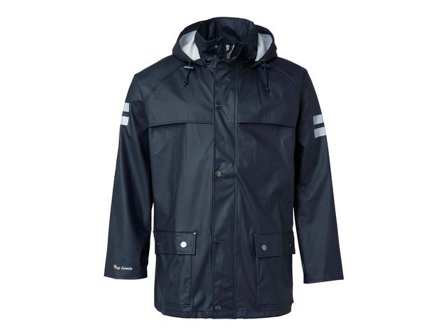 TOP SWEDE Regnjacka 9195 marin S - Lyreco - Arbetskläder - Regnkläder - Regnjackor