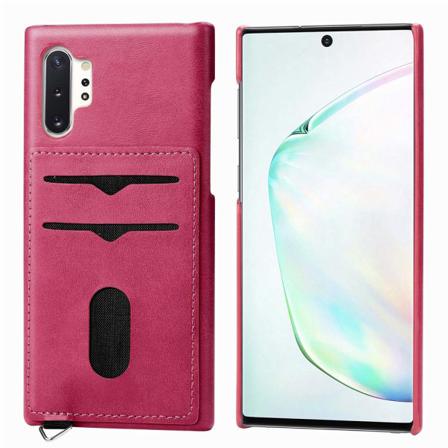 Skal med Kortfack - Samsung Galaxy Note10 Plus Rosa