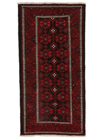 Medallion Small Baluch Rug 115X228 Wool