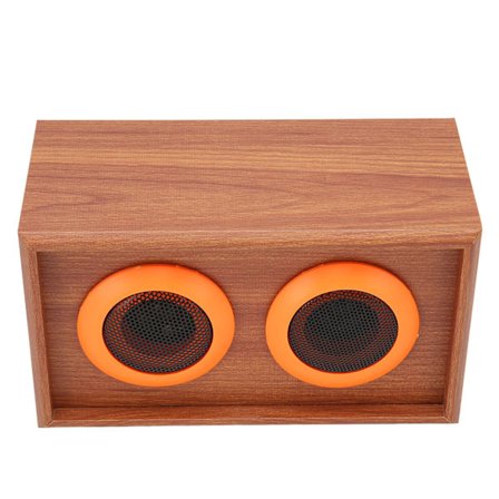 Trähögtalare HiFi Ljudlös Passiv Trähögtalare 35W 6Ω Trästruktur