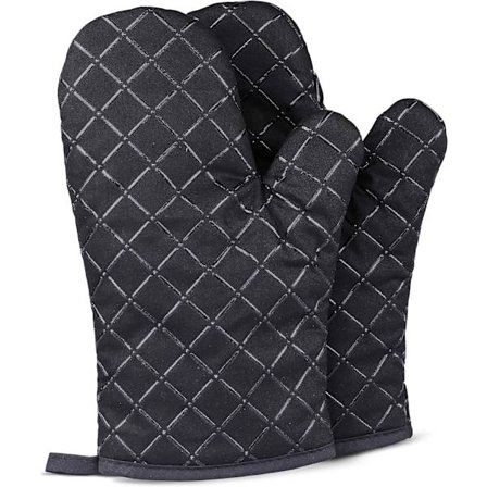 Ovnhandsker Varmebestandige Dobbeltsidede Skridsikre Silikone Grydelapper til Grilning/Madlavning/Bagning/Grill