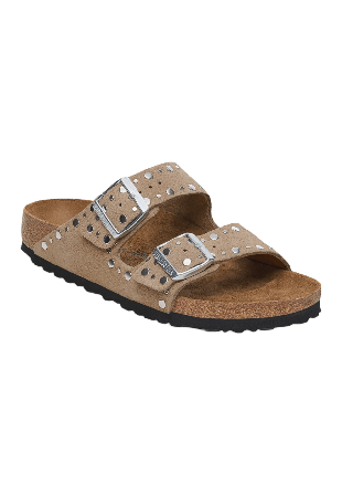 Birkenstock Arizona Rivet LEVE Sandaler Dam Beige 38