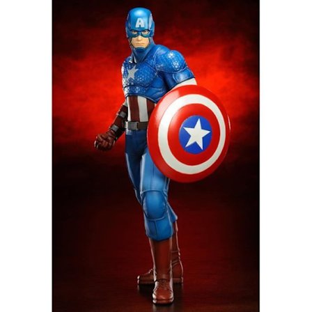 Statuette - Marvel Comics - Captain America - PVC - 19 cm - Barn