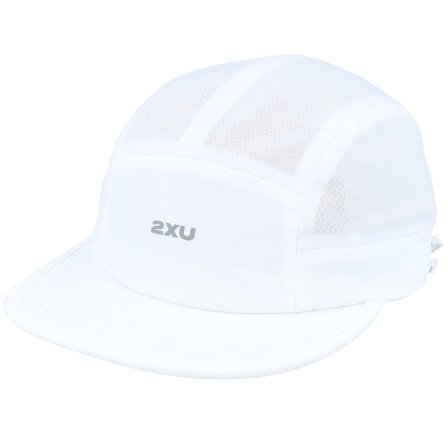 2XU - White - 5panel - Cap - Light Speed Small Cap White/Silver Reflective 5-Panel - Hatstore
