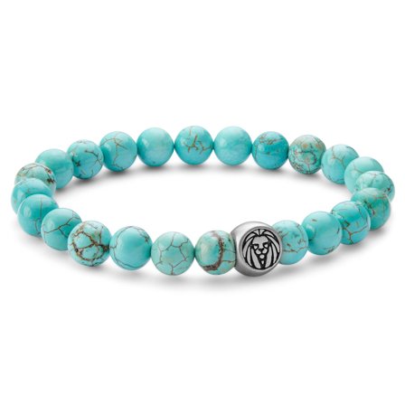 Bracelet en pierre turquoise pour hommes - Bracelets de perles - pour Hommes - Lucleon