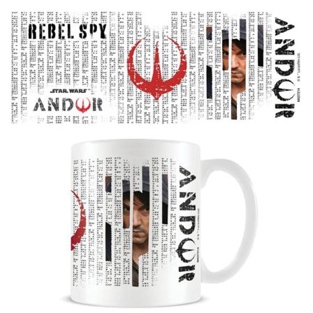 Star Wars: Andor Aurebesh Mugg One Size Vit/svart/röd
