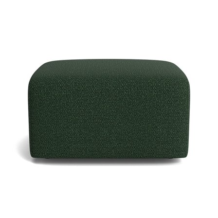 Raisa Grøn Puf 70x70x44cm - Komfortabel Fodskammel / Siddeplads - Elegant Grøn Puff i Raisa Design - Perfekt til Stuen & Soveværelset