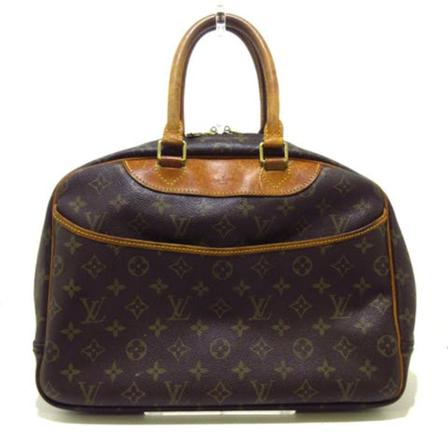 Louis Vuitton Vintage Pre-owned Canvas Deauville Taske Brun, Dame Vintage Tasker, Størrelse: ONE Size