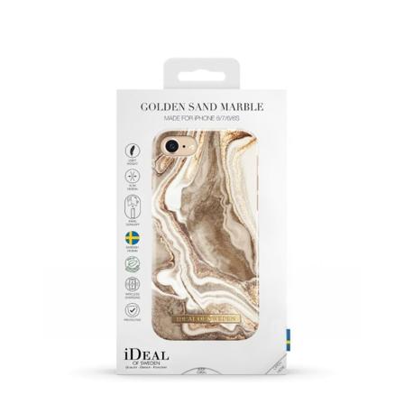 Printed Case iPhone 8/7/6/6S/SE Golden Sand Marble