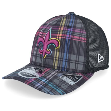 New Era - NFL Černá trucker Kšiltovka - New Orleans Saints NFL24 Crucial Catch 9SEVENTY Tartarn Trucker @ Hatstore