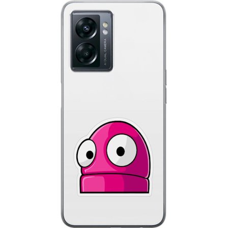 Kompatibel Mobilcover til OnePlus OnePlus Nord N300 Rosa tegneseriefigur med store øjne i legende og humoristisk stil