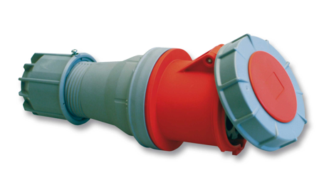 Garo Basic Jatkopistorasiat IP67 5-napainen 63A 6h, punainen, Liitäntätulpat & kaapelit