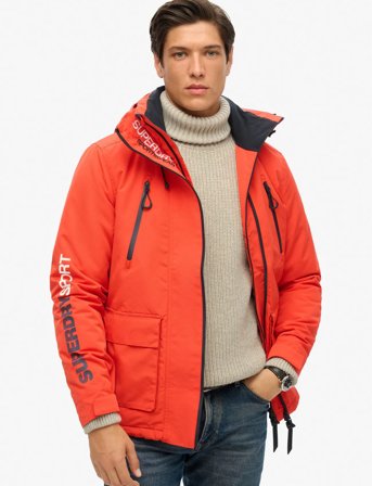 Superdry Hooded Ultimate Windbreaker - Orange - XXL