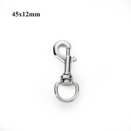 4 stk Metal Snap Hook Trækspænder 45X12MM4 4