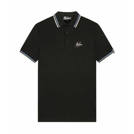 Malelions, Signature Polo Zwart, Heren, Maat:M
