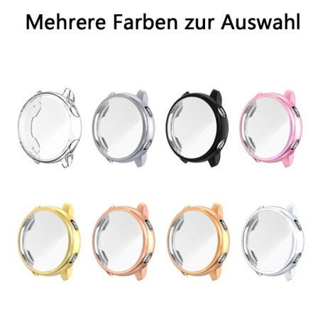 IC-fodral som är kompatibelt med Samsung Galaxy Active 2 Watch Transparent + roséguld