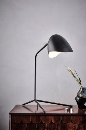 Jotex - CLEO bordlampe Svart - Kjøp Bordlamper hos Jotex