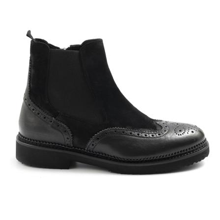 Sangiorgio støvler Sort, Dame Chelsea boots, Størrelse: 36 EU