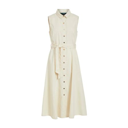 Object, Lucinda Long Twill Dress Beige, Dames, Maat:L