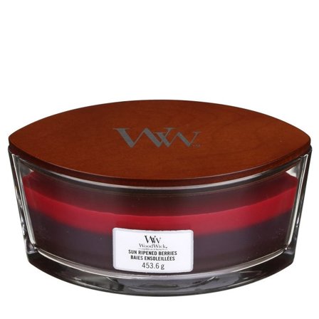 Woodwick Trilogy Candles Sun Ripened Berries 453,6gr - Candela Profumata