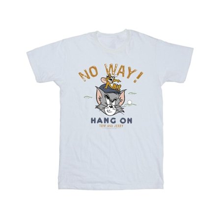 Tom och Jerry Boys Hang On Golf T-shirt 5-6 år Vit