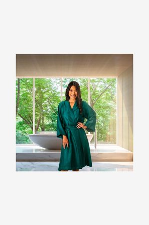 Kayori - Kimono - Oyasumi - Grön - Badrockar - L - Från Homeroom