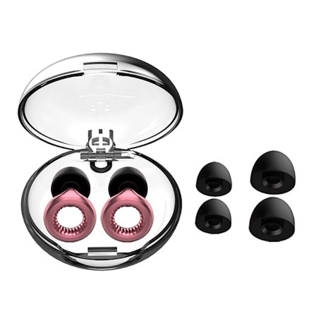 Pehmeät ääntä eristävät korvatulpat kahvoilla PinkGold