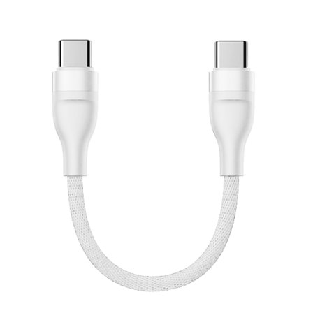 Kort USB C til USB C Ladekabel, Type C Ladekabel Hurtiglading 66W for PadPro 2020, PadAir4 Switcher og Mer