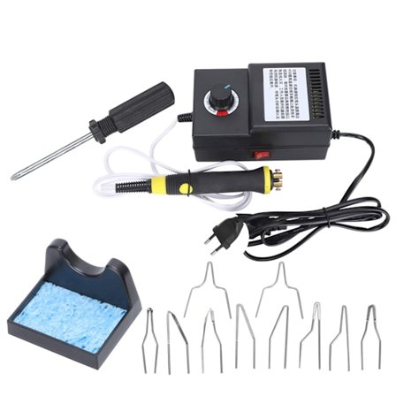 Profesjonell Vedbrenner Maskin Justerbar Temperatur Pyrografi Sett Kunstutstyr EU Plugg 220V