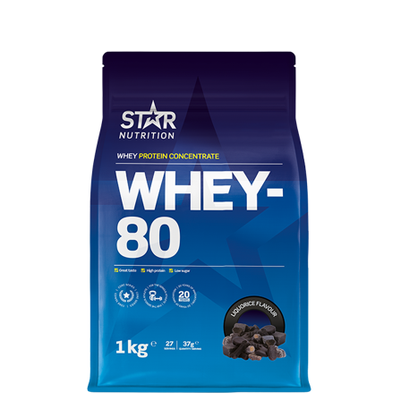 Star Nutrition Whey-80 Myseprotein 1 kg