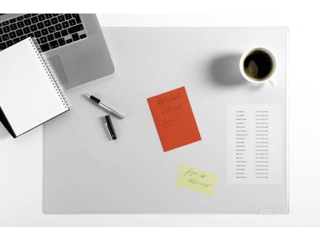 DURABLE Skrivunderlägg 65x50cm transp - Lyreco - Kontorsmaterial - Till skrivbordet - Skrivunderlägg