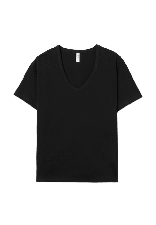 Å WOMAN V-ringad t-shirt NINA T-shirts & toppar Svart M