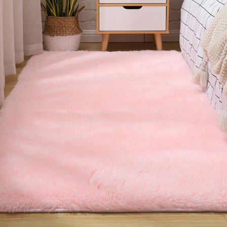 Myk teppe, soverom, stue, barnehagebarn, lyspudder