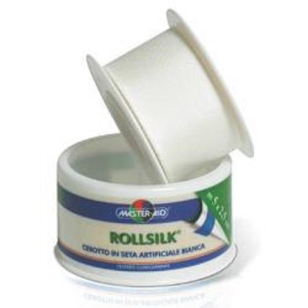 Cerotto Master-Aid Rollsilk seta 2,5 cm x 5 m