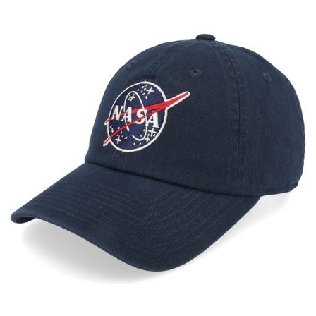 American Needle - Blå unconstructed Keps - Nasa Ballpark Navy Dad Cap @ Hatstore